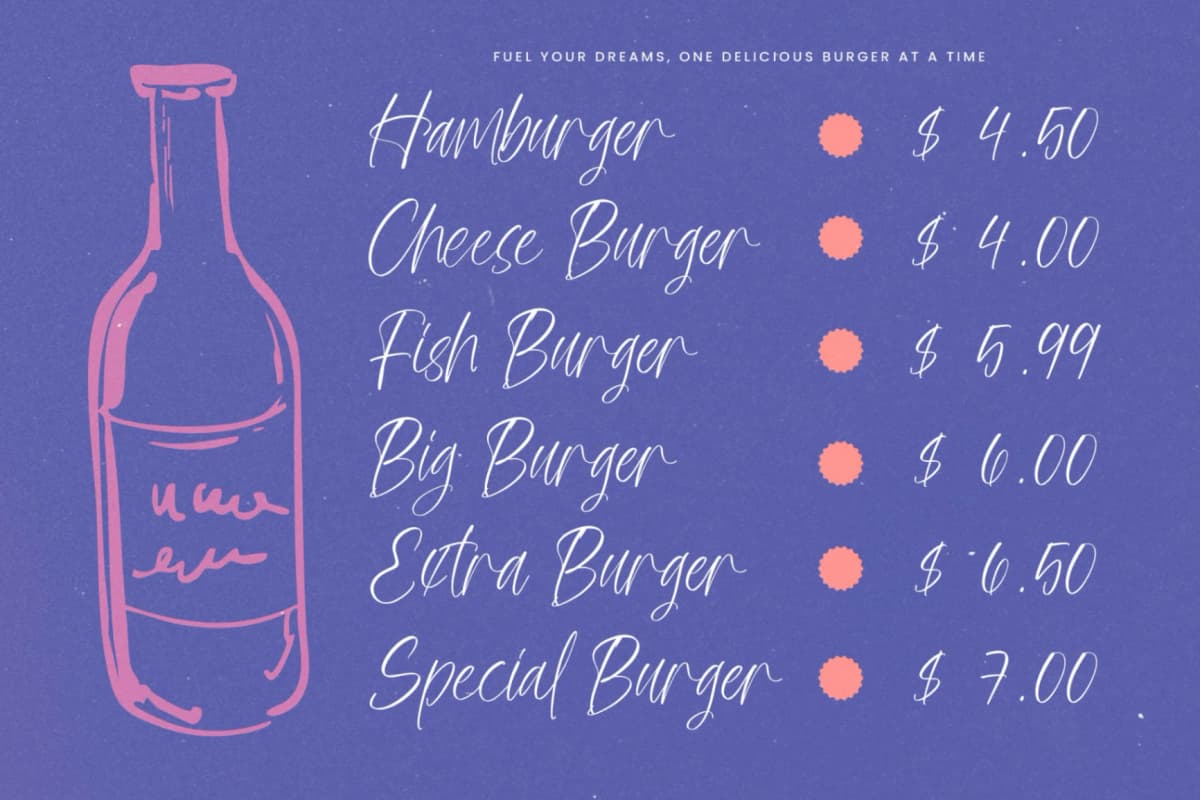 Preview 4 for Chill Fresh - Modern Handwritten Font