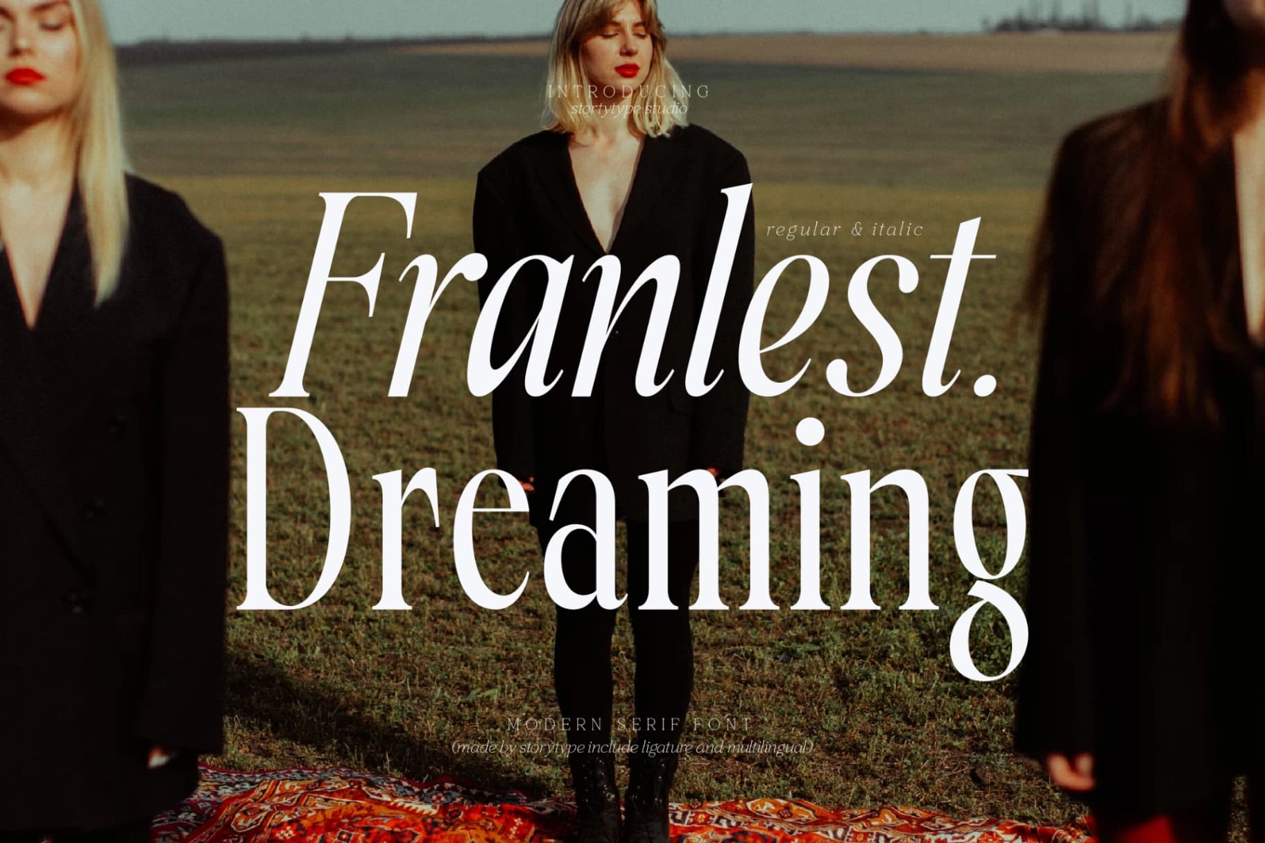 Preview of Franlest Dreaming - Modern Serif Font font