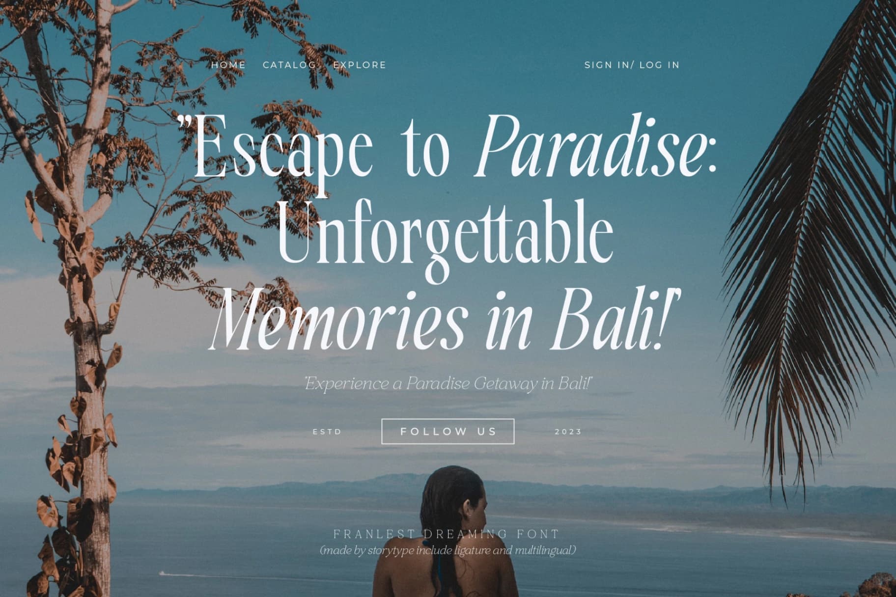 Preview 10 for Franlest Dreaming - Modern Serif Font
