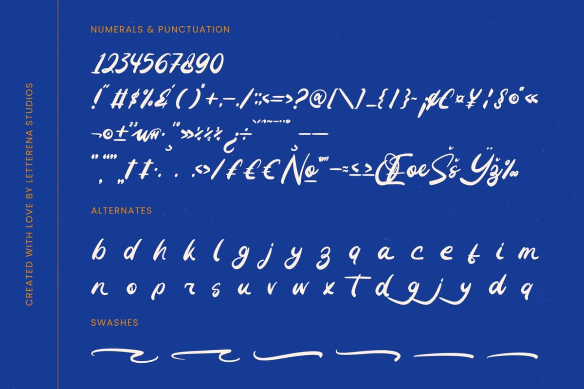 Preview 19 for Unlatch Skater - Bold Brush Font