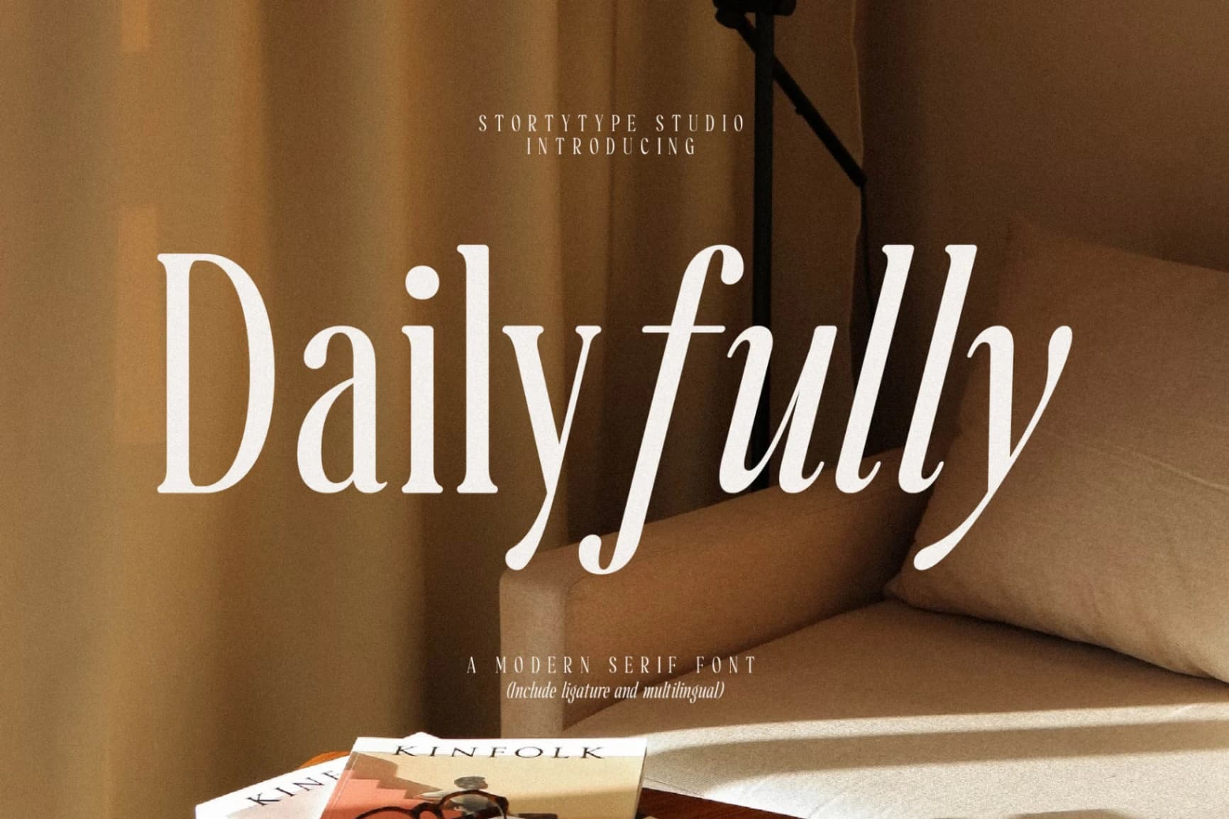 Preview 1 for Dailyfully - A Modern Serif Font