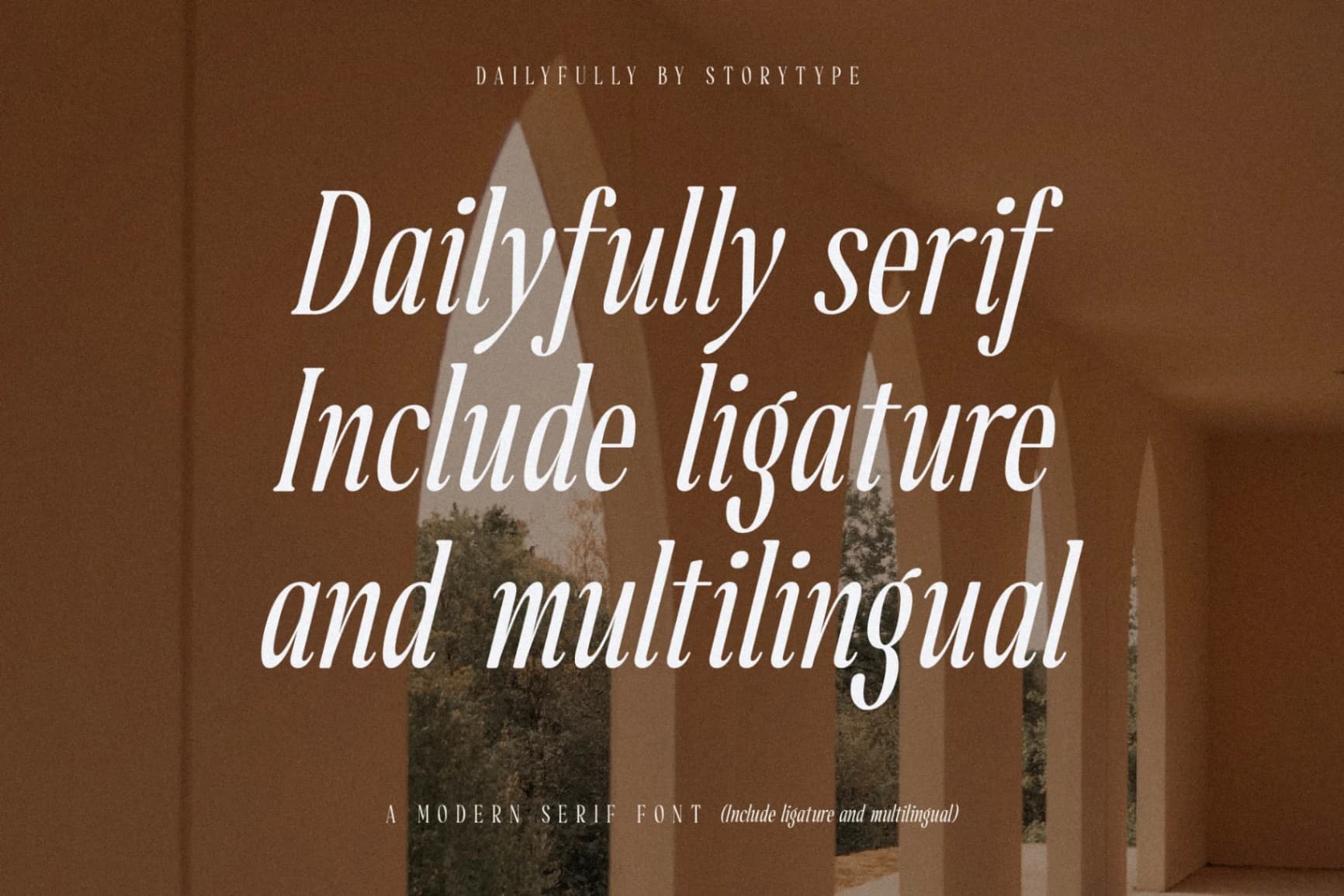 Preview 11 for Dailyfully - A Modern Serif Font
