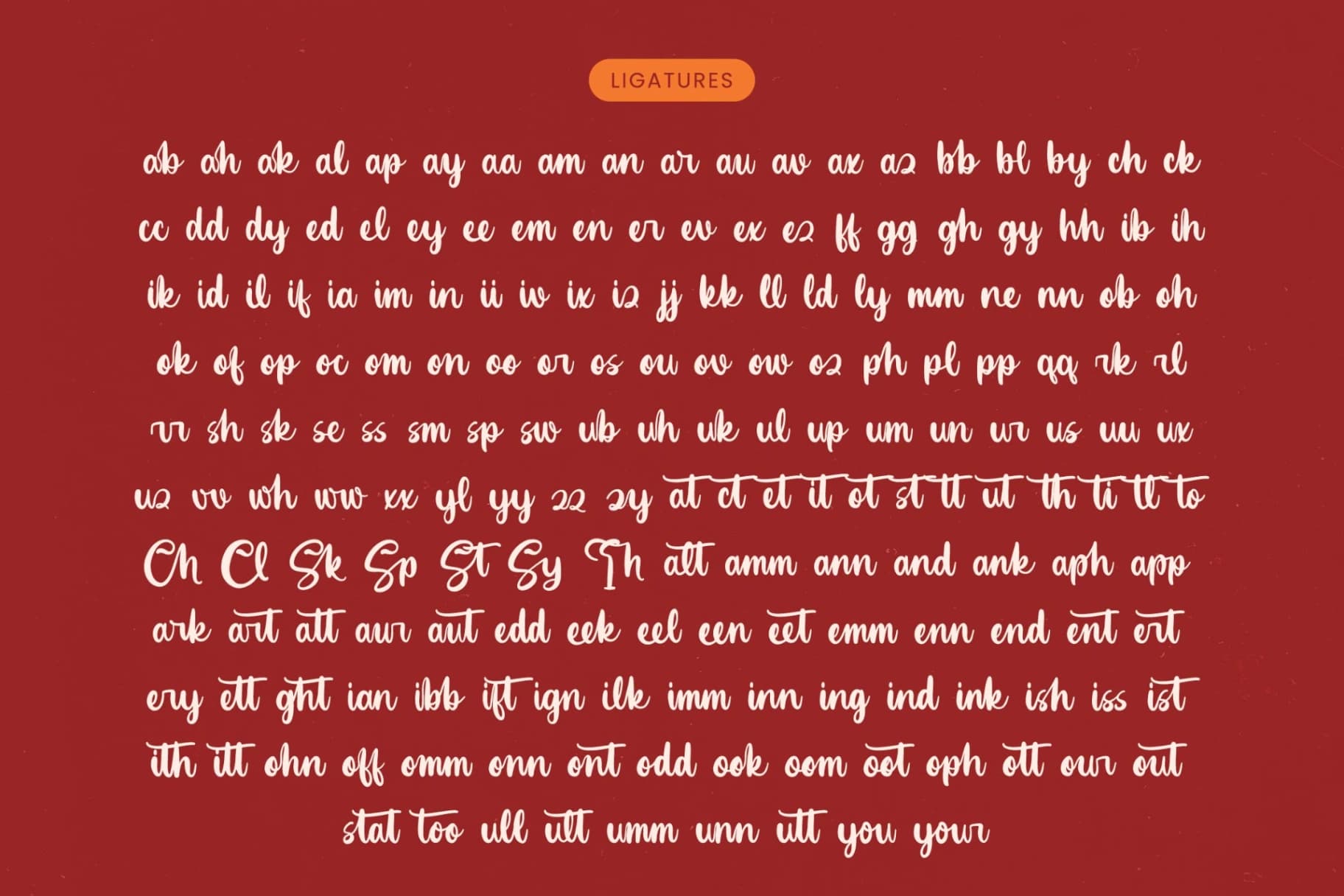 Preview 17 for Earthy Nautical - Bold Calligraphy Font