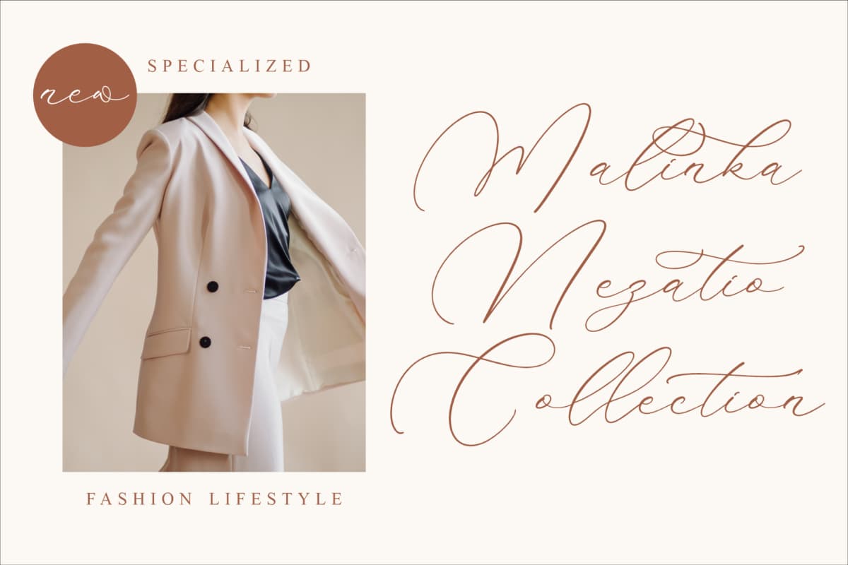 Preview 9 for Madyntha Geradine - Chic Calligraphy Font