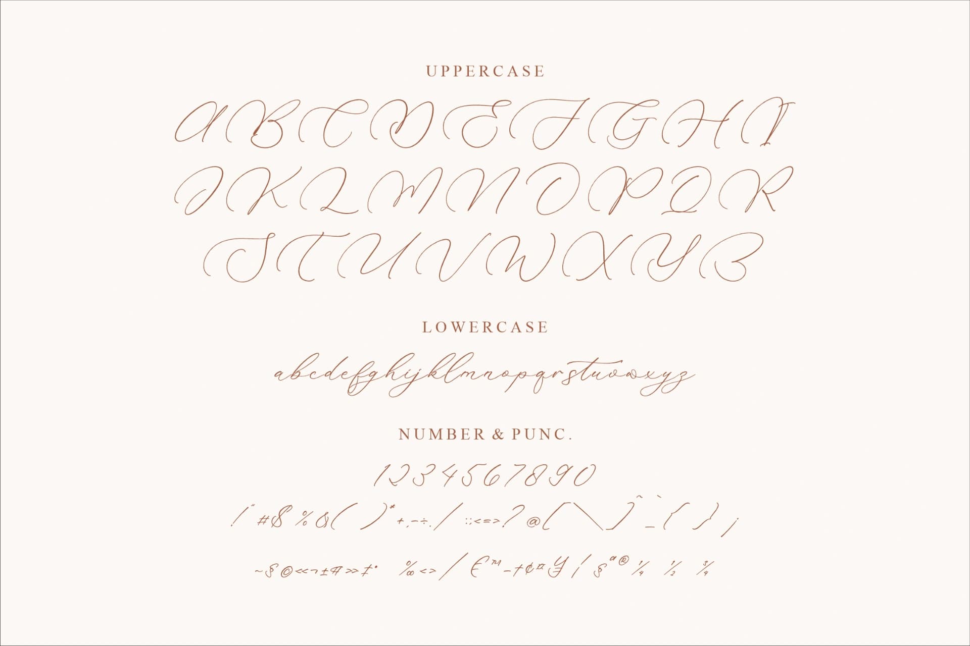 Preview 13 for Madyntha Geradine - Chic Calligraphy Font