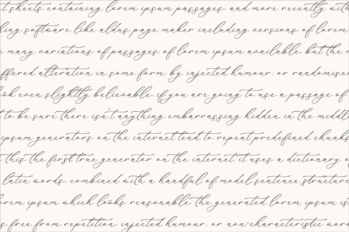 Preview 8 for Madyntha Geradine - Chic Calligraphy Font