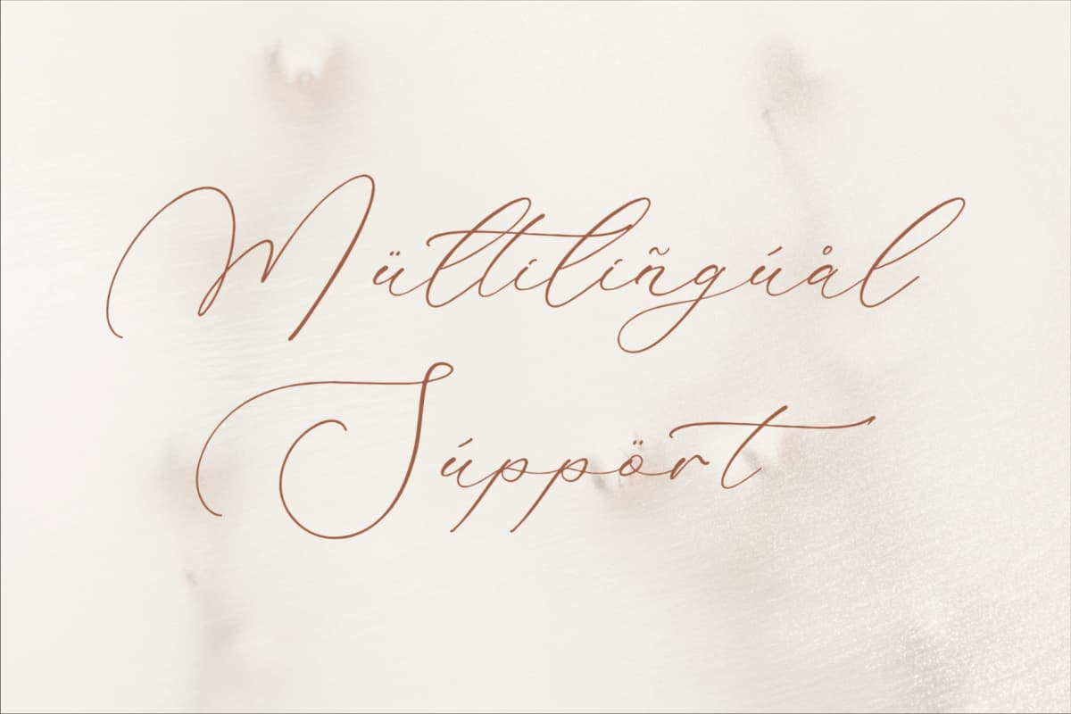 Preview 12 for Madyntha Geradine - Chic Calligraphy Font