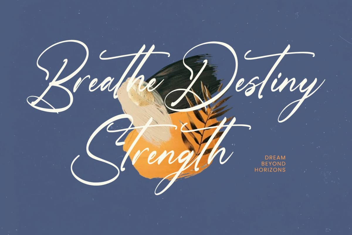 Heartin Daniela - Bold Handwritten Font font preview 16