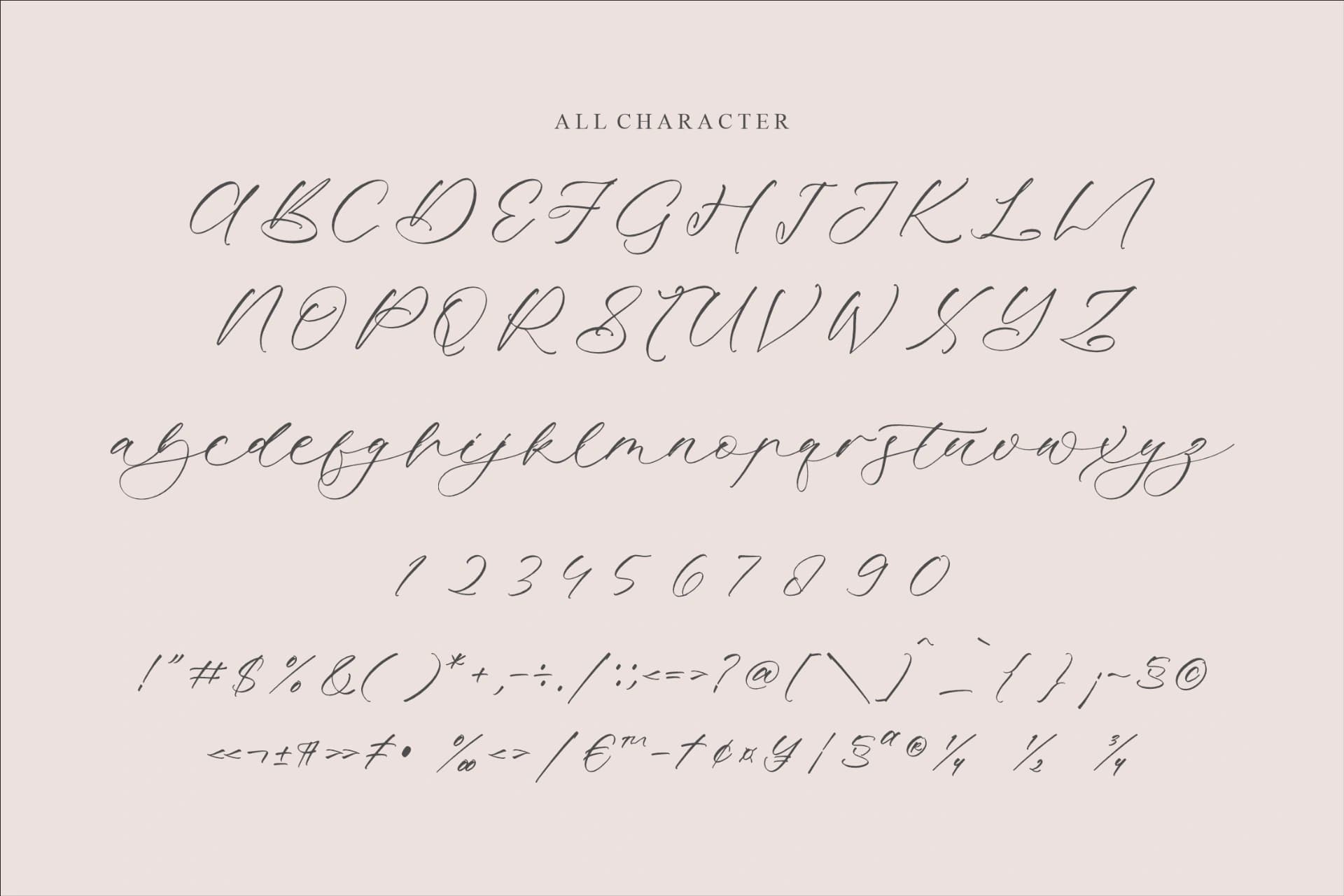 Preview 13 for Montelia Hublot - Luxury Script Font