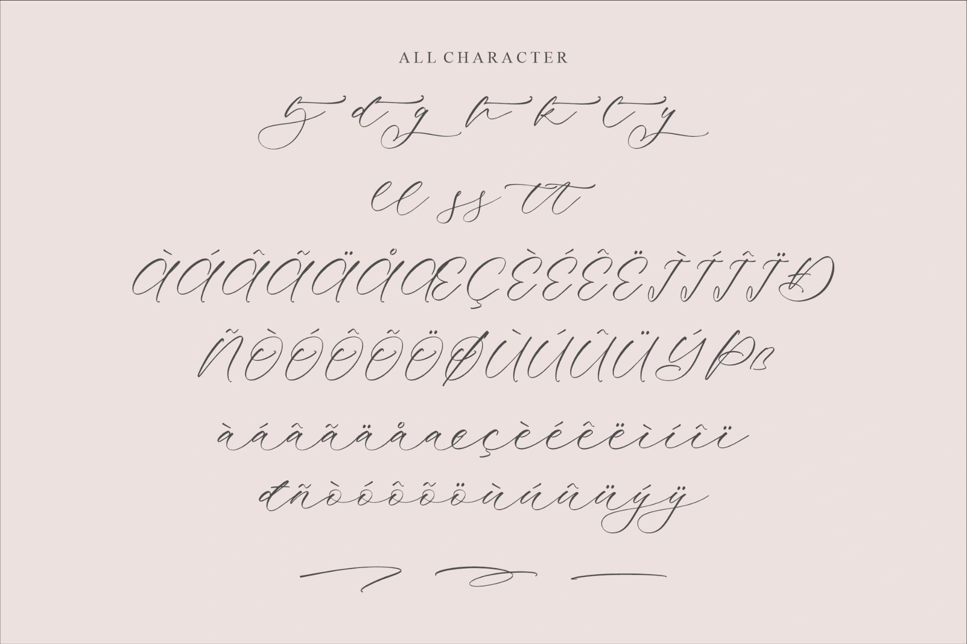Preview 14 for Montelia Hublot - Luxury Script Font