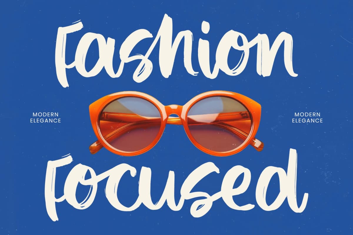 Factual Reality - Modern Brush Font font preview 4