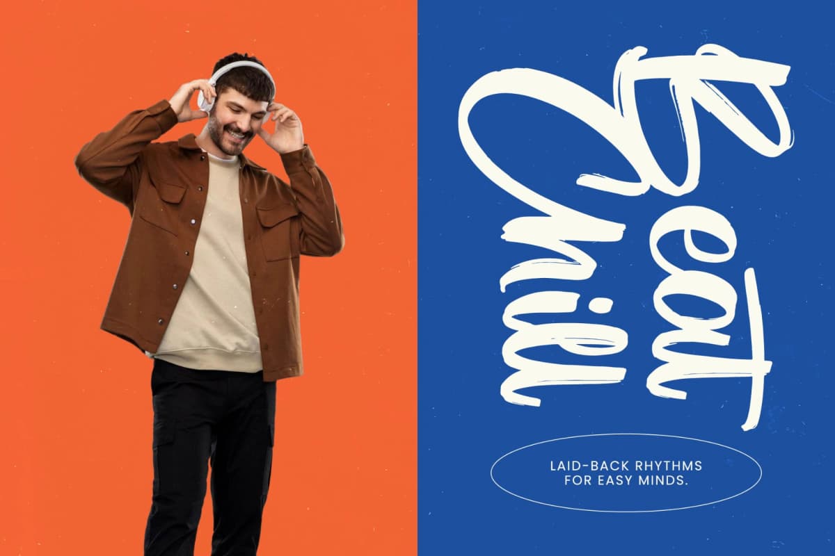Factual Reality - Modern Brush Font font preview 13