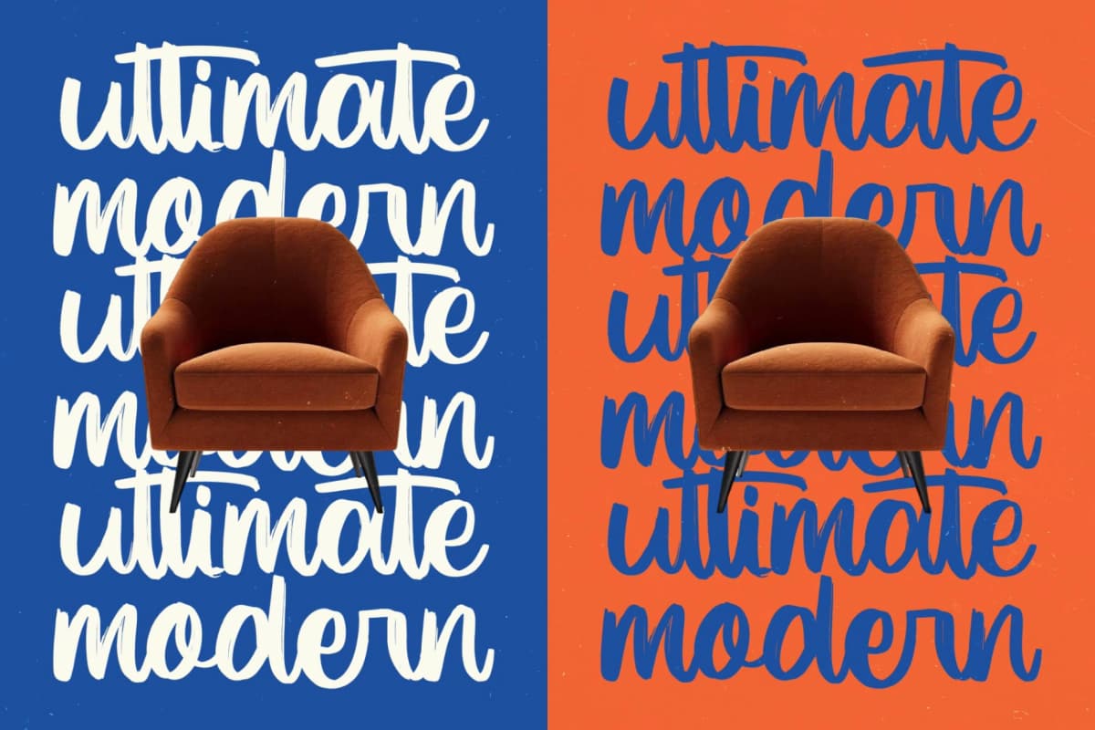 Factual Reality - Modern Brush Font font preview 7