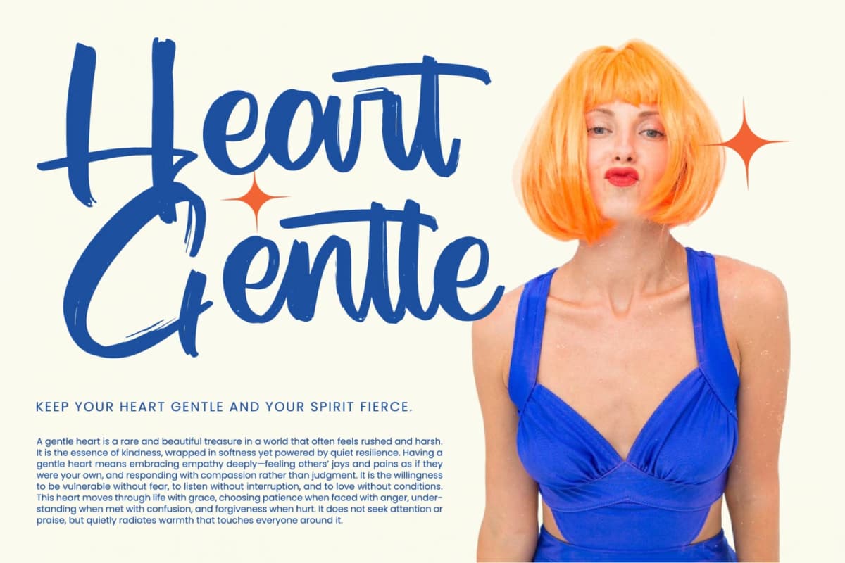 Factual Reality - Modern Brush Font font preview 16