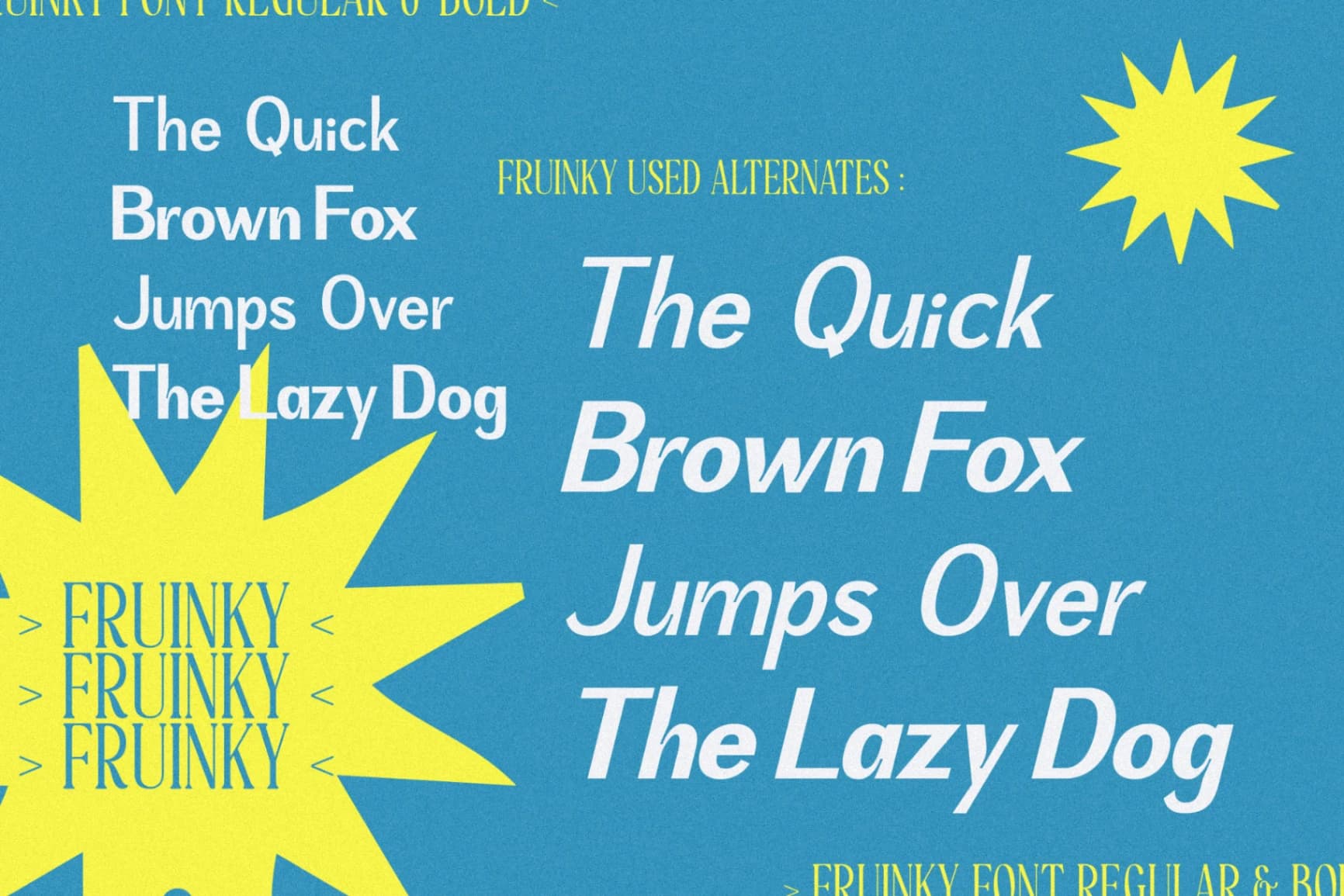 Preview 9 for Fruinky - A New Display Sans Serif