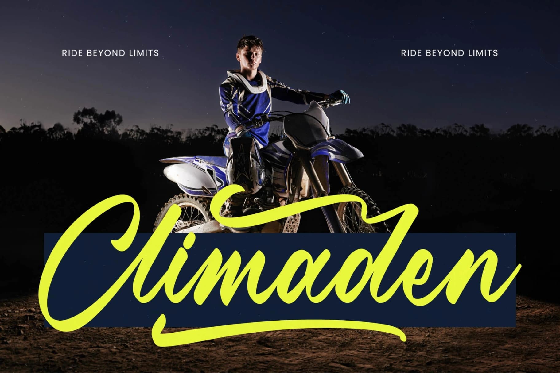 Preview 3 for Manteca Backlif - Bold Calligraphy Font