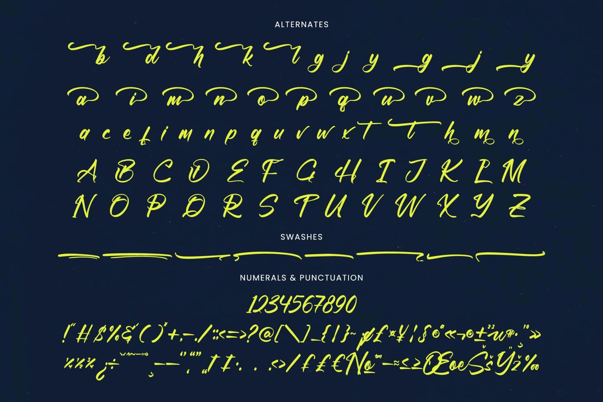 Preview 19 for Manteca Backlif - Bold Calligraphy Font