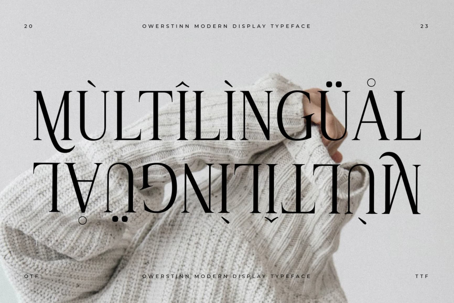 Preview 12 for Owerstinn - Modern Display Typeface