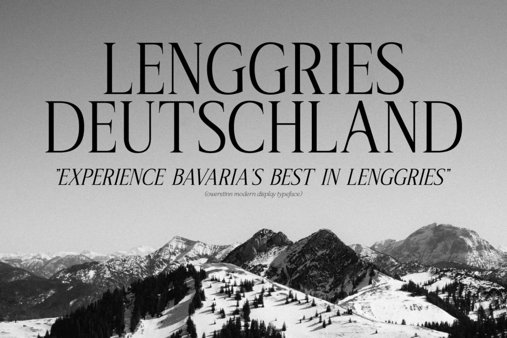 Preview 8 for Owerstinn - Modern Display Typeface