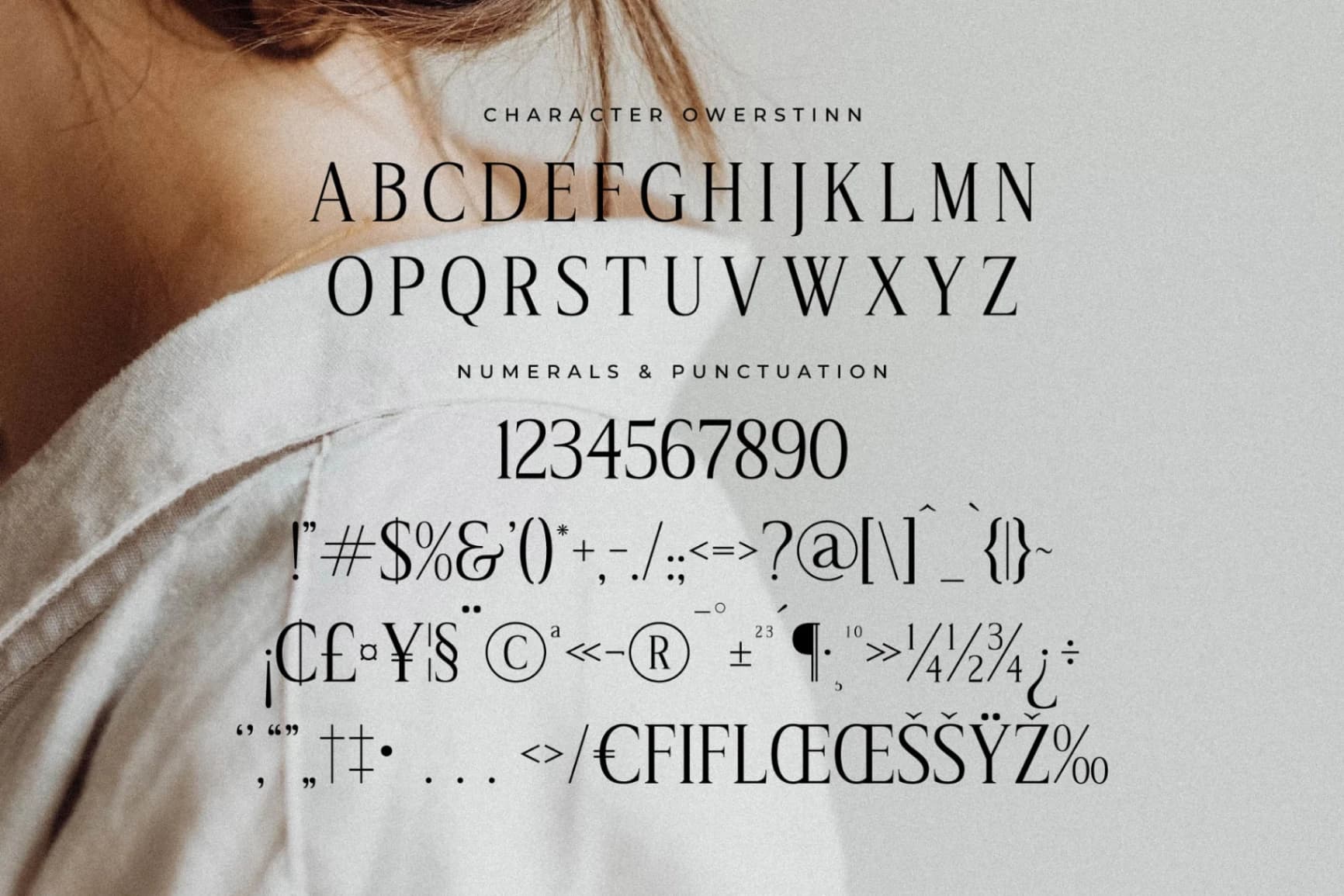 Preview 13 for Owerstinn - Modern Display Typeface