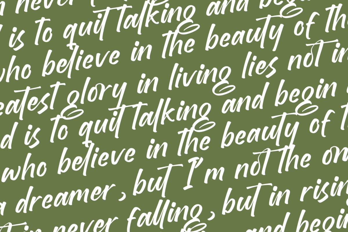 Preview 17 for Brighten Shootters - Modern Script Font