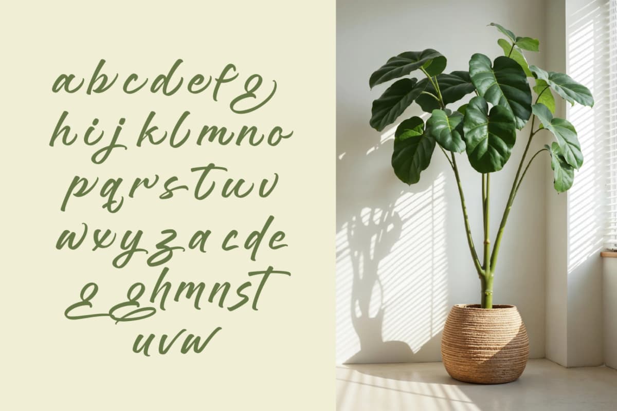 Brighten Shootters - Modern Script Font font preview 14