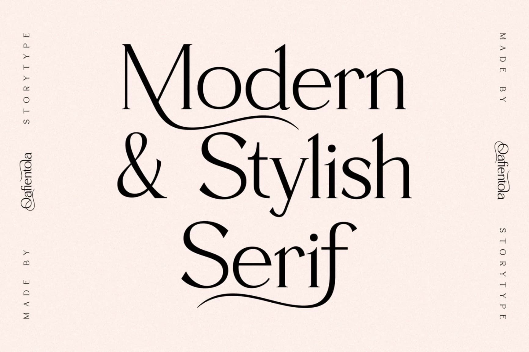 Preview 7 for Qafientola - A Modern Stylish Serif