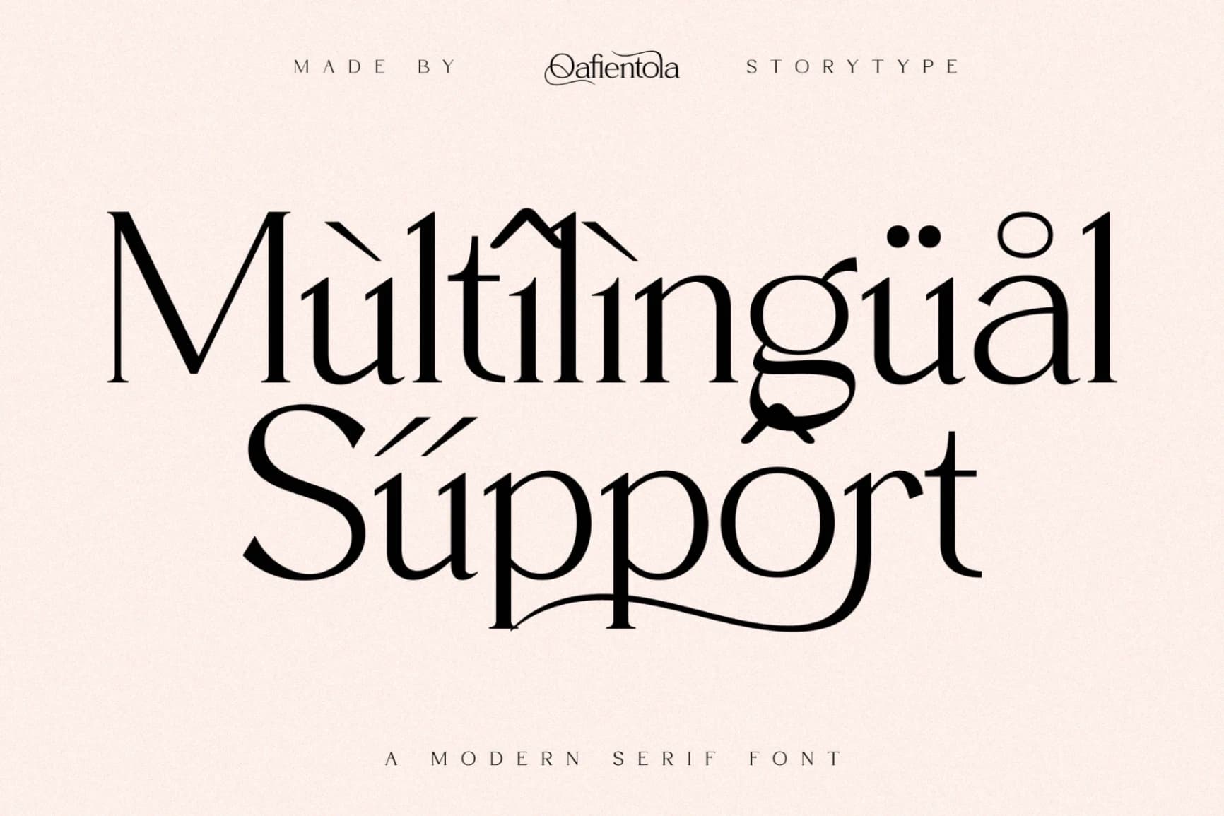 Preview 12 for Qafientola - A Modern Stylish Serif