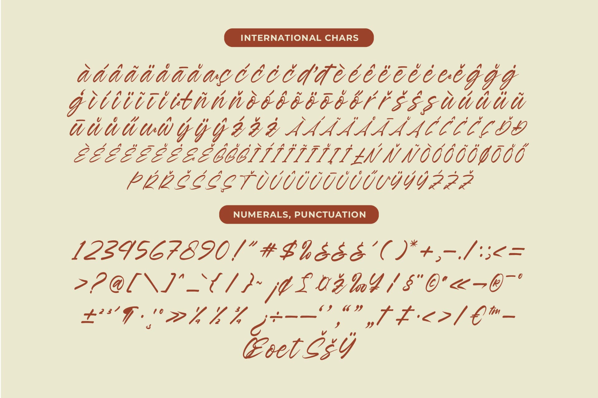 Preview 19 for Esylon Sparted - Bold Brush Type Font