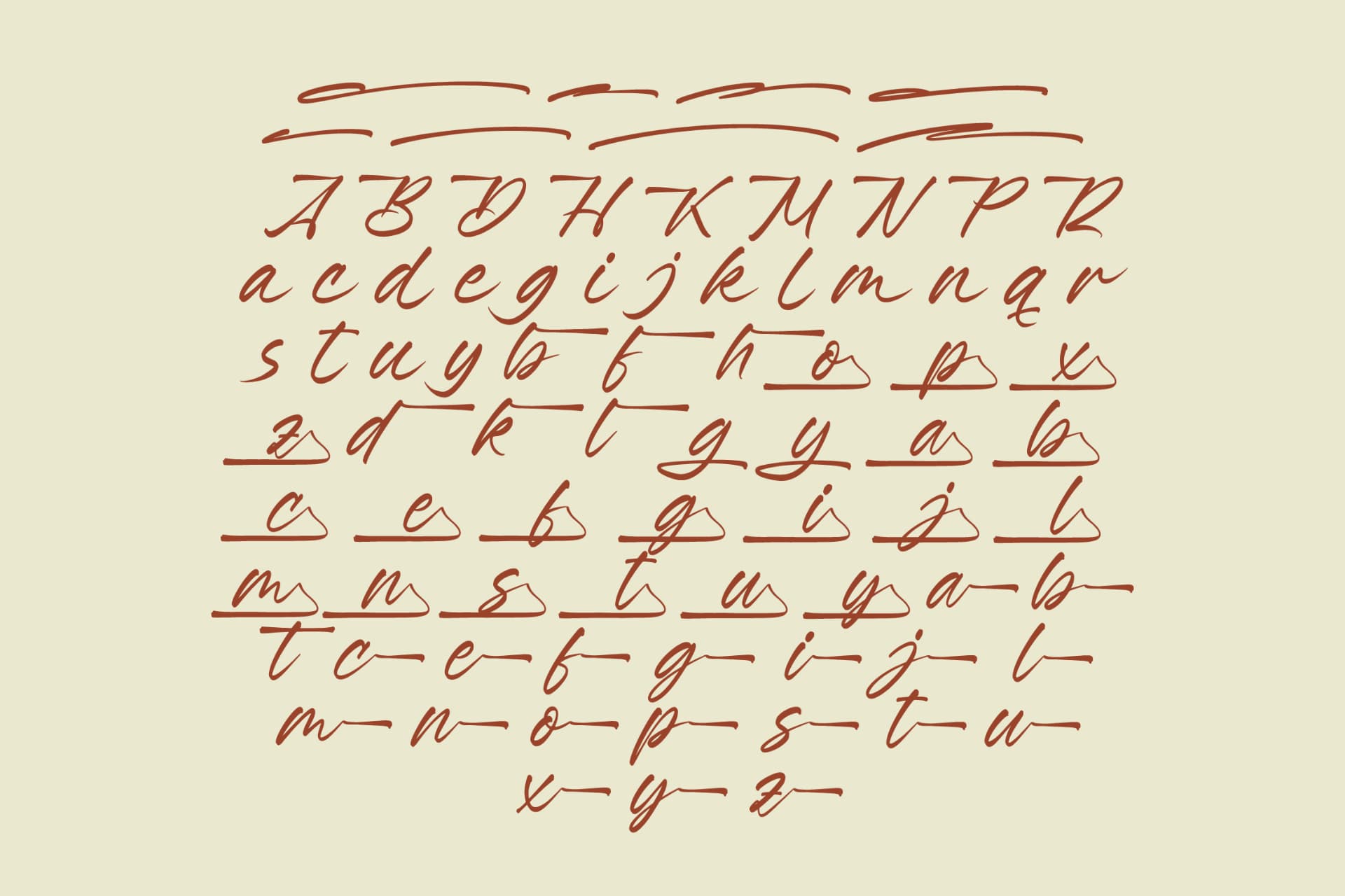 Preview 16 for Esylon Sparted - Bold Brush Type Font
