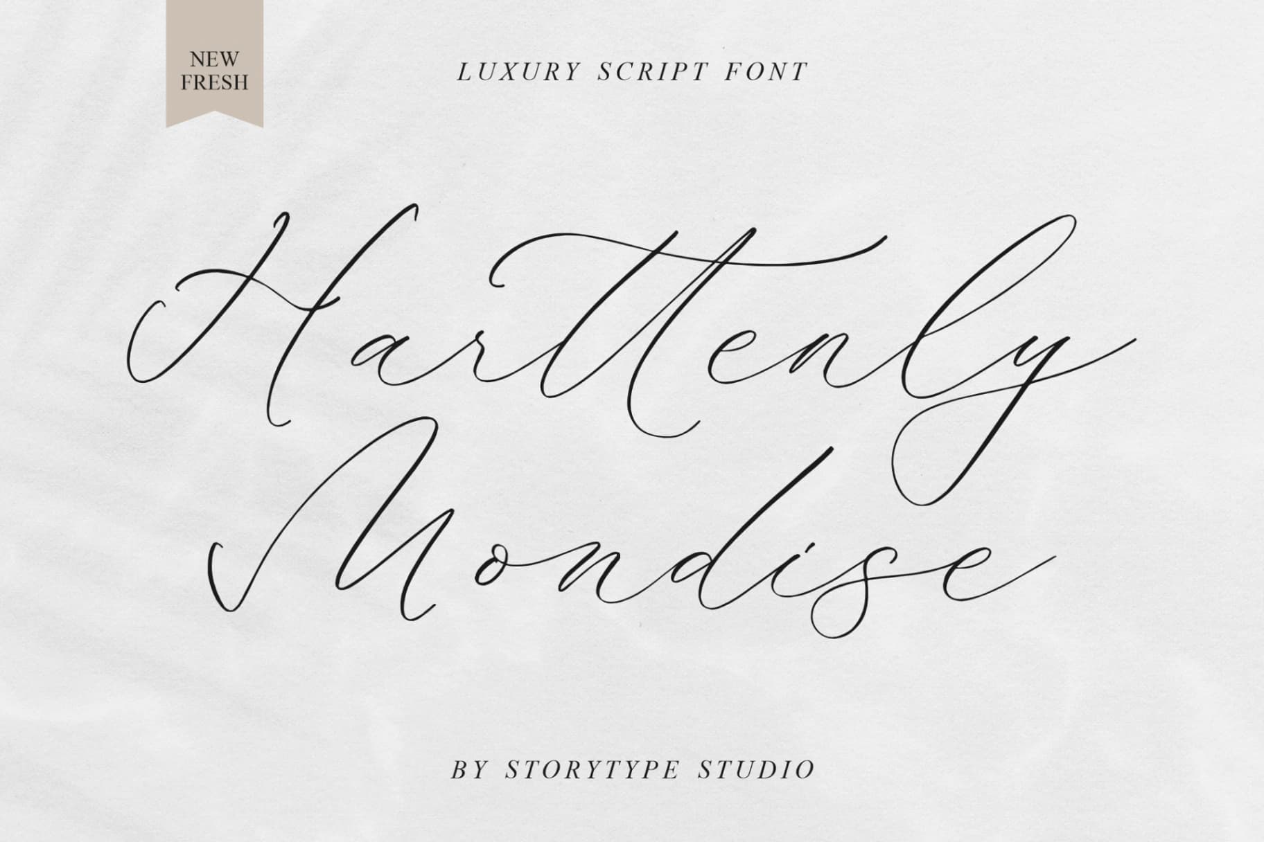 Preview of Harttenly Mondise - Luxury Script Font font