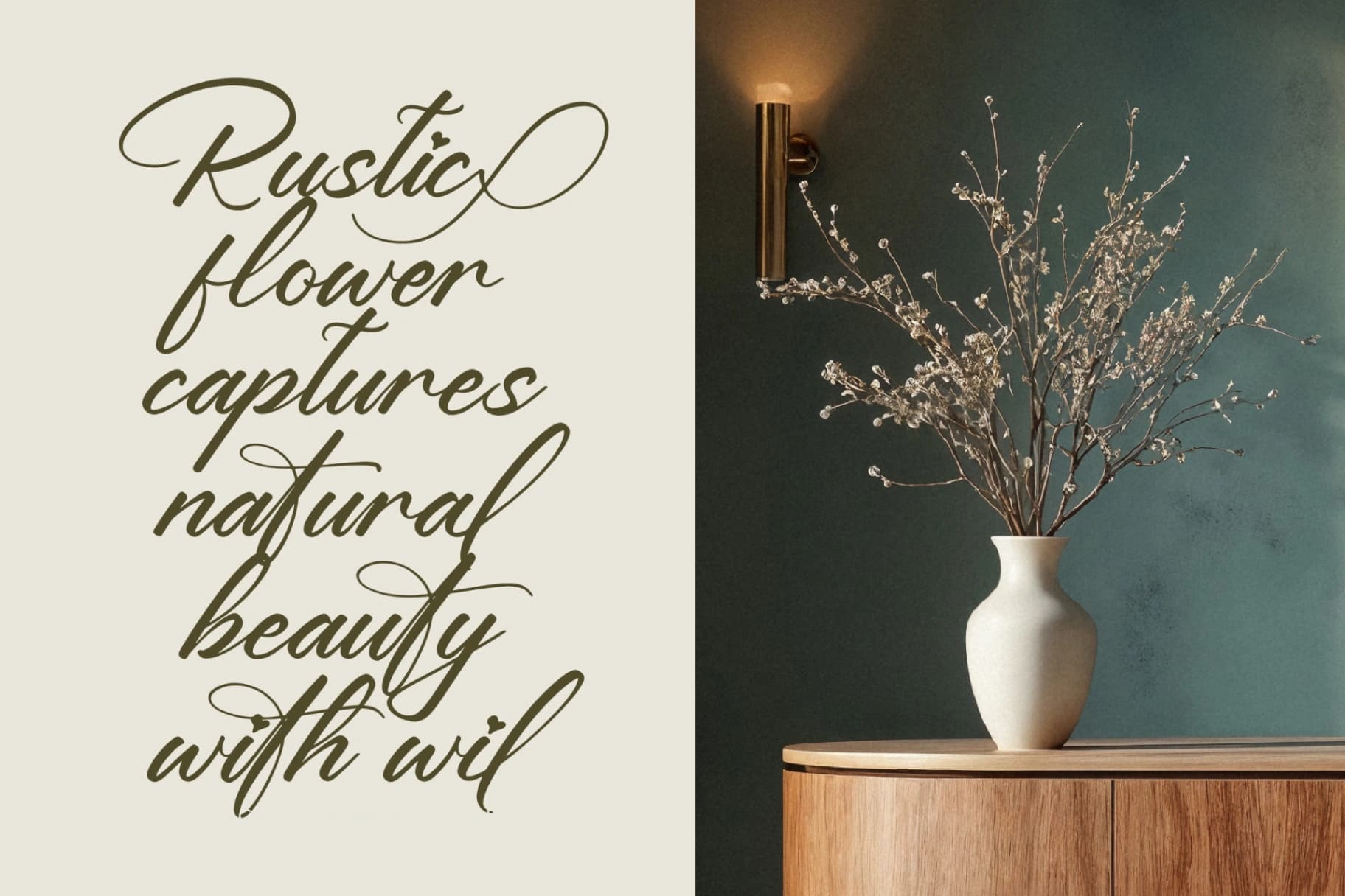Preview 12 for Yeliska Dasmithe - Stylish Calligraphy Font