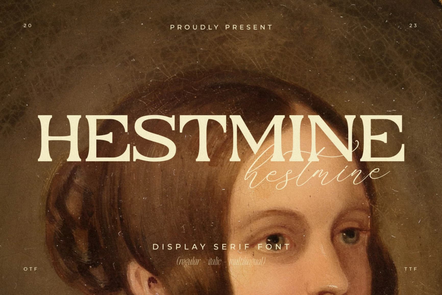 Preview of Hestmine - Display Serif Font font