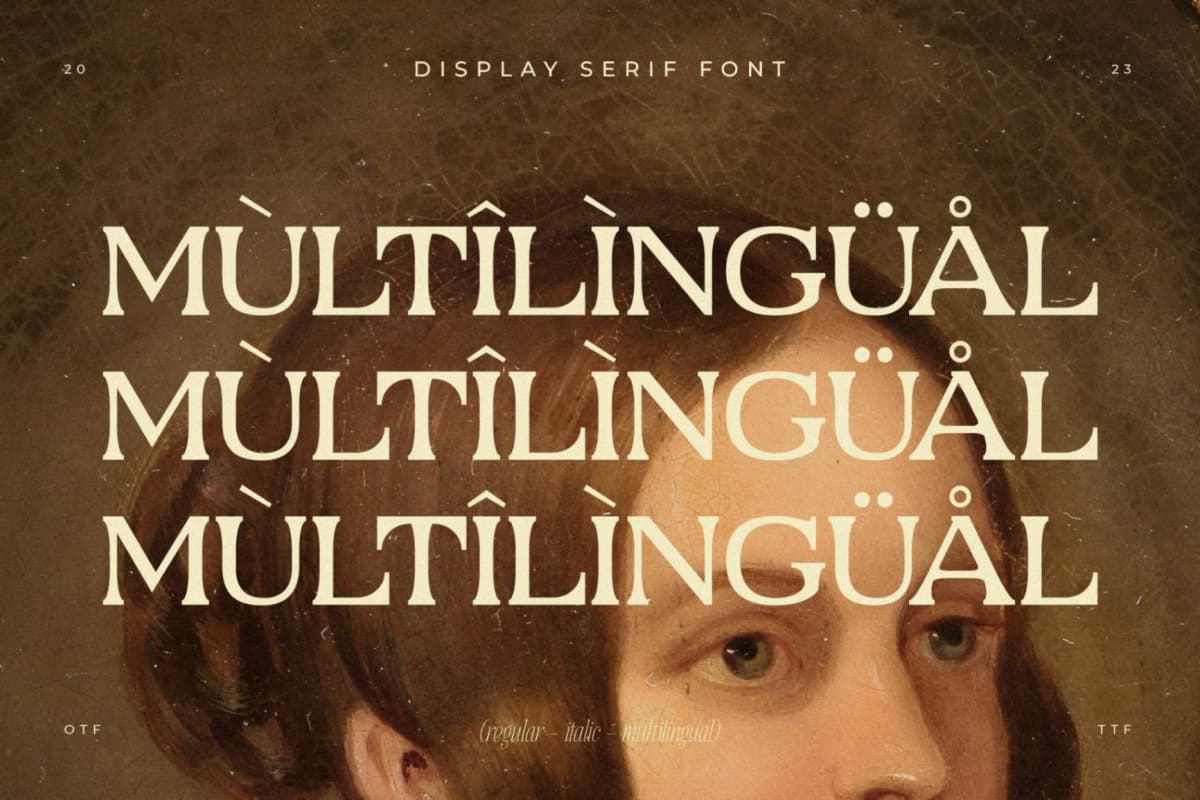 Hestmine - Display Serif Font font preview 12