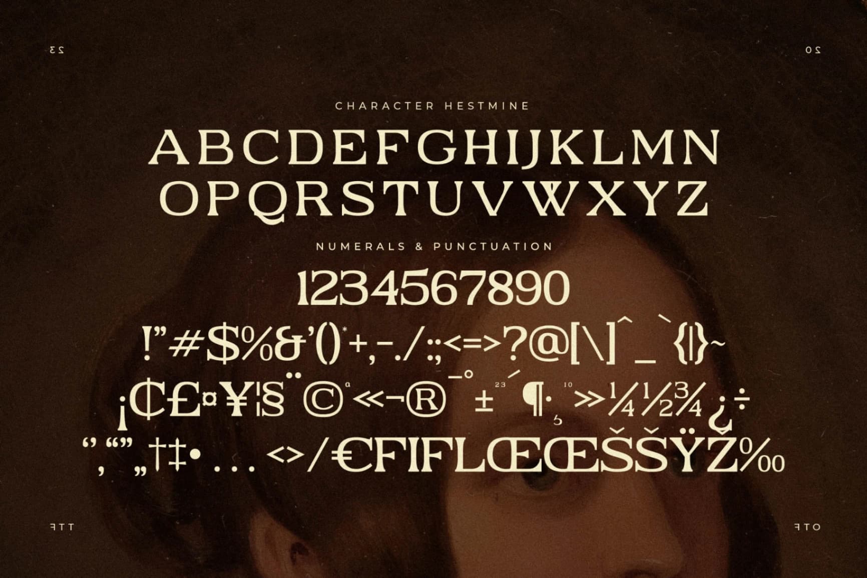 Preview 13 for Hestmine - Display Serif Font