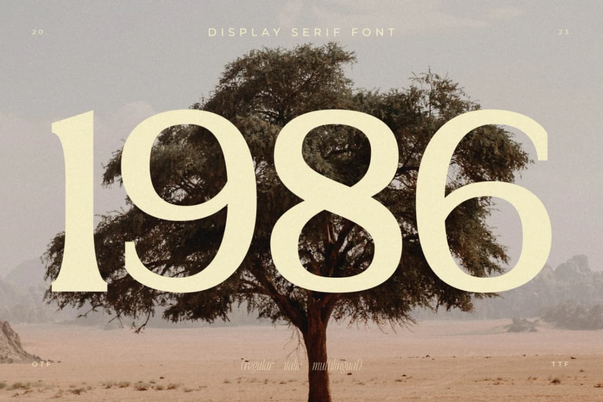 Hestmine - Display Serif Font font preview 7