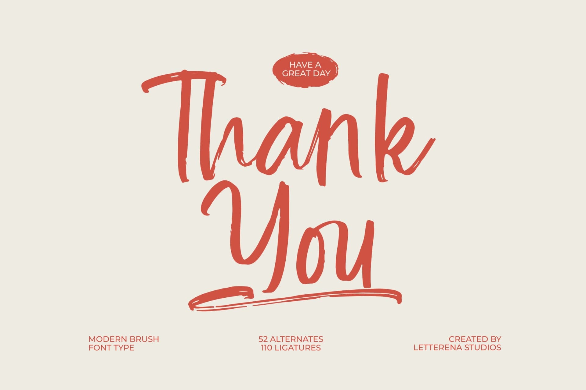 Preview 20 for Erottage Jhitaleon - Modern Brush Font Type