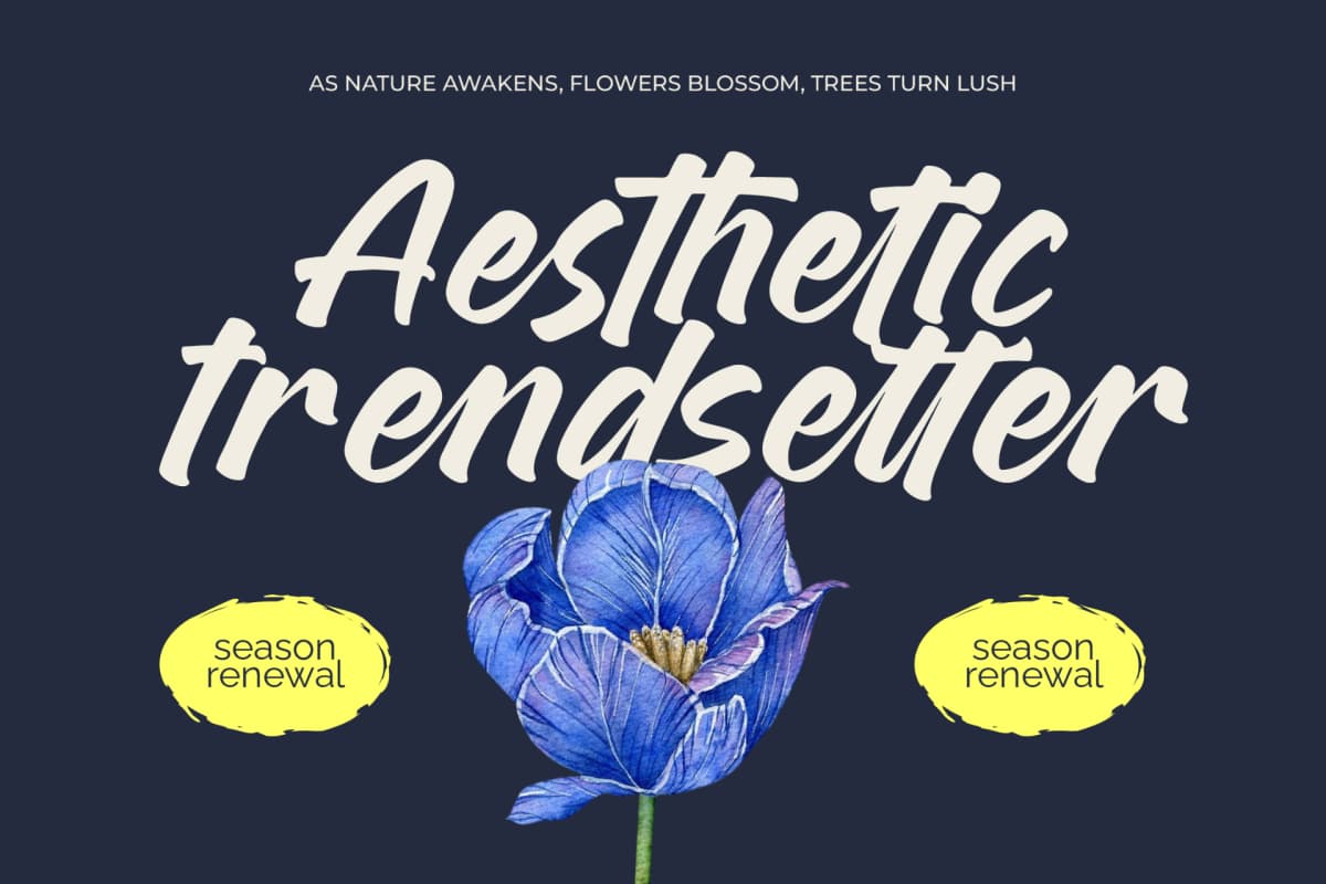 Preview 7 for Geralty Retturn - Bold Handwritten Font Type