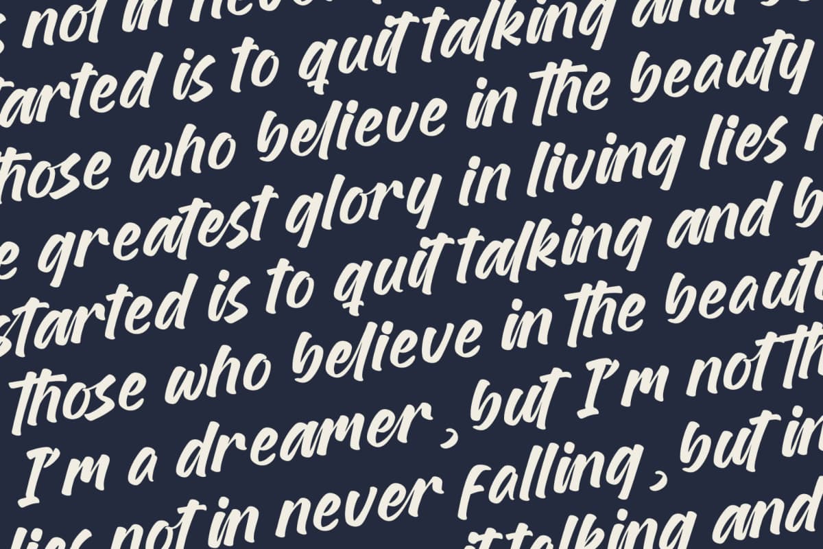 Preview 17 for Geralty Retturn - Bold Handwritten Font Type