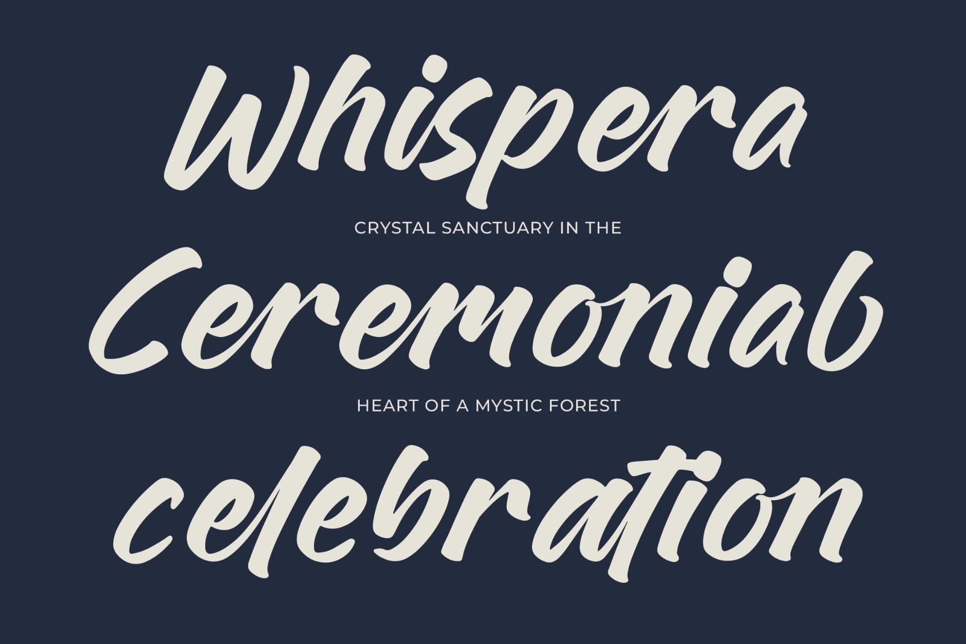 Preview 3 for Geralty Retturn - Bold Handwritten Font Type
