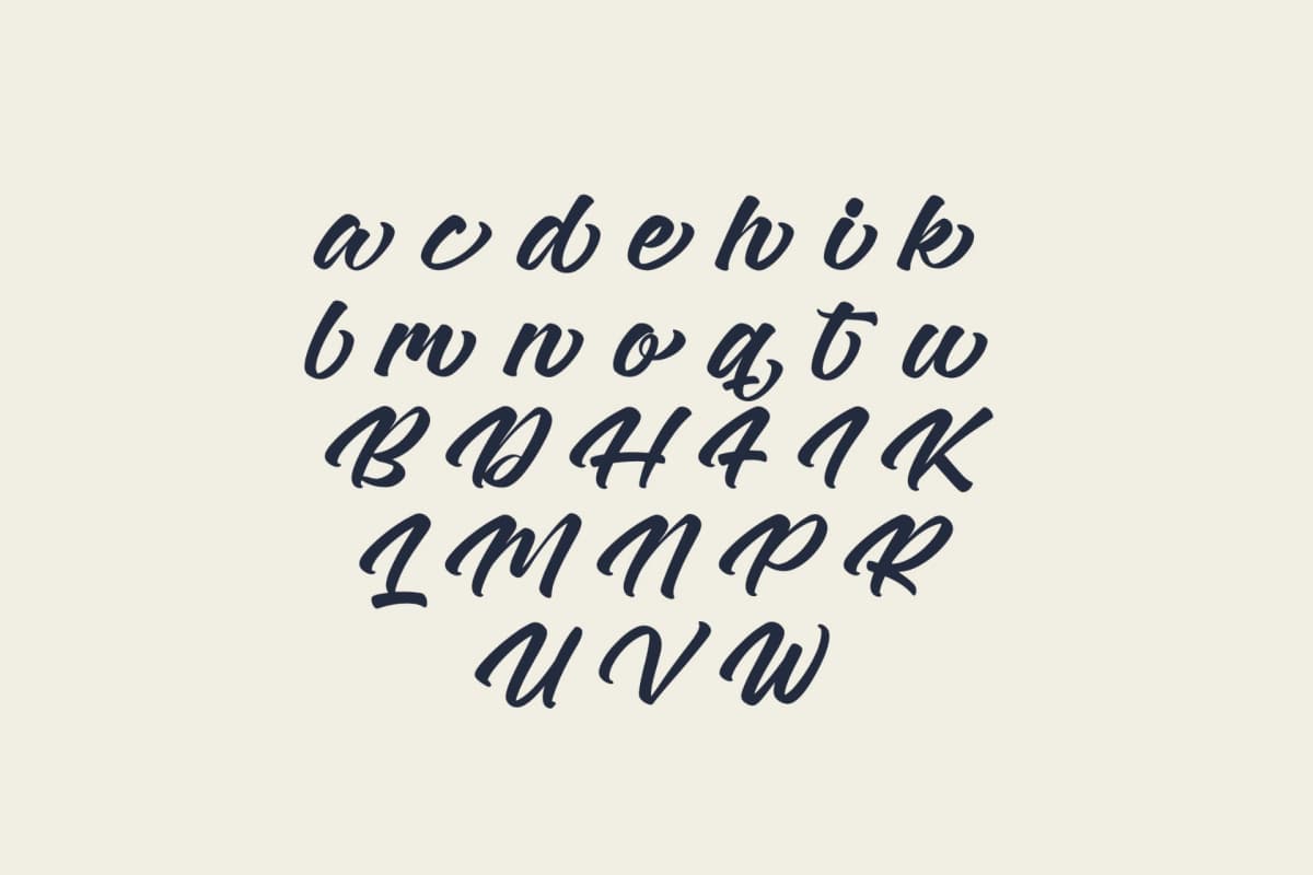 Preview 14 for Geralty Retturn - Bold Handwritten Font Type