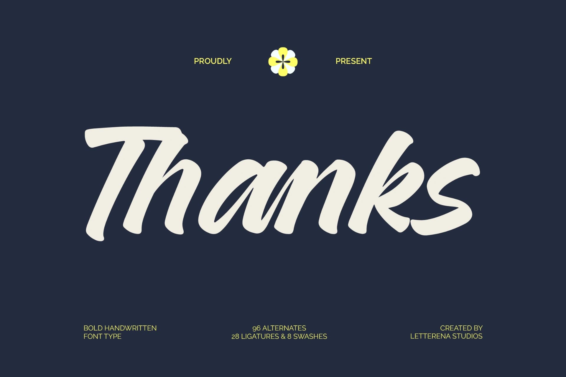 Preview 20 for Geralty Retturn - Bold Handwritten Font Type