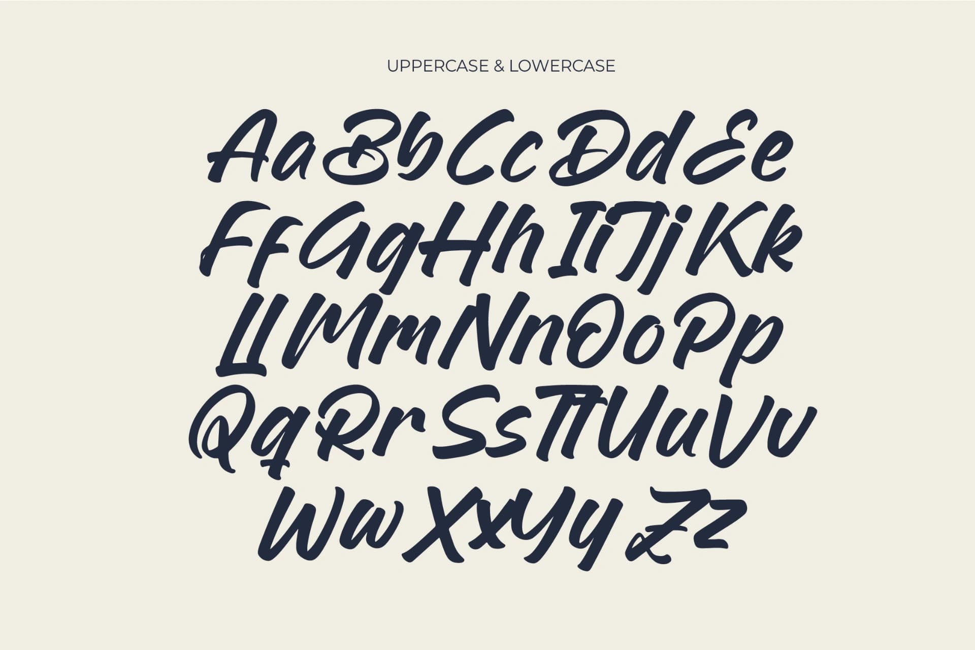 Preview 12 for Geralty Retturn - Bold Handwritten Font Type