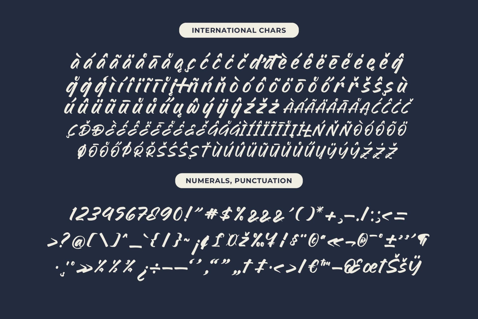 Preview 19 for Geralty Retturn - Bold Handwritten Font Type