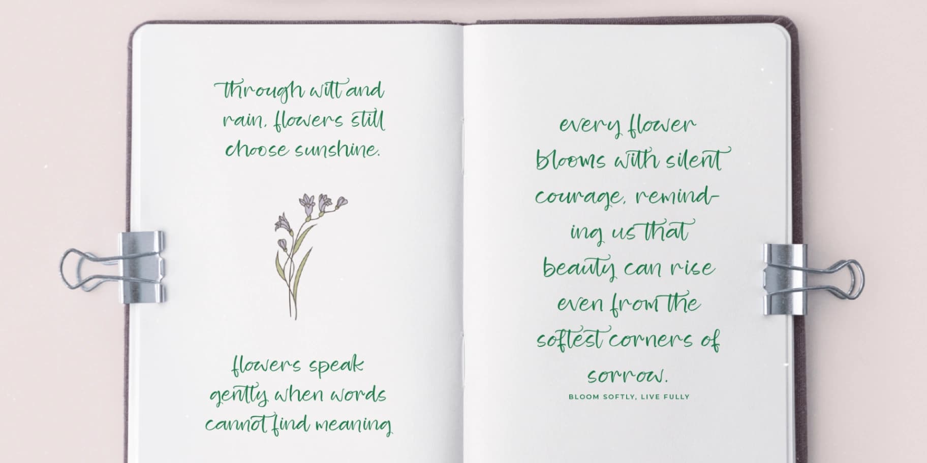 Preview 10 for Blooming Harvest - Modern Handwritten Font