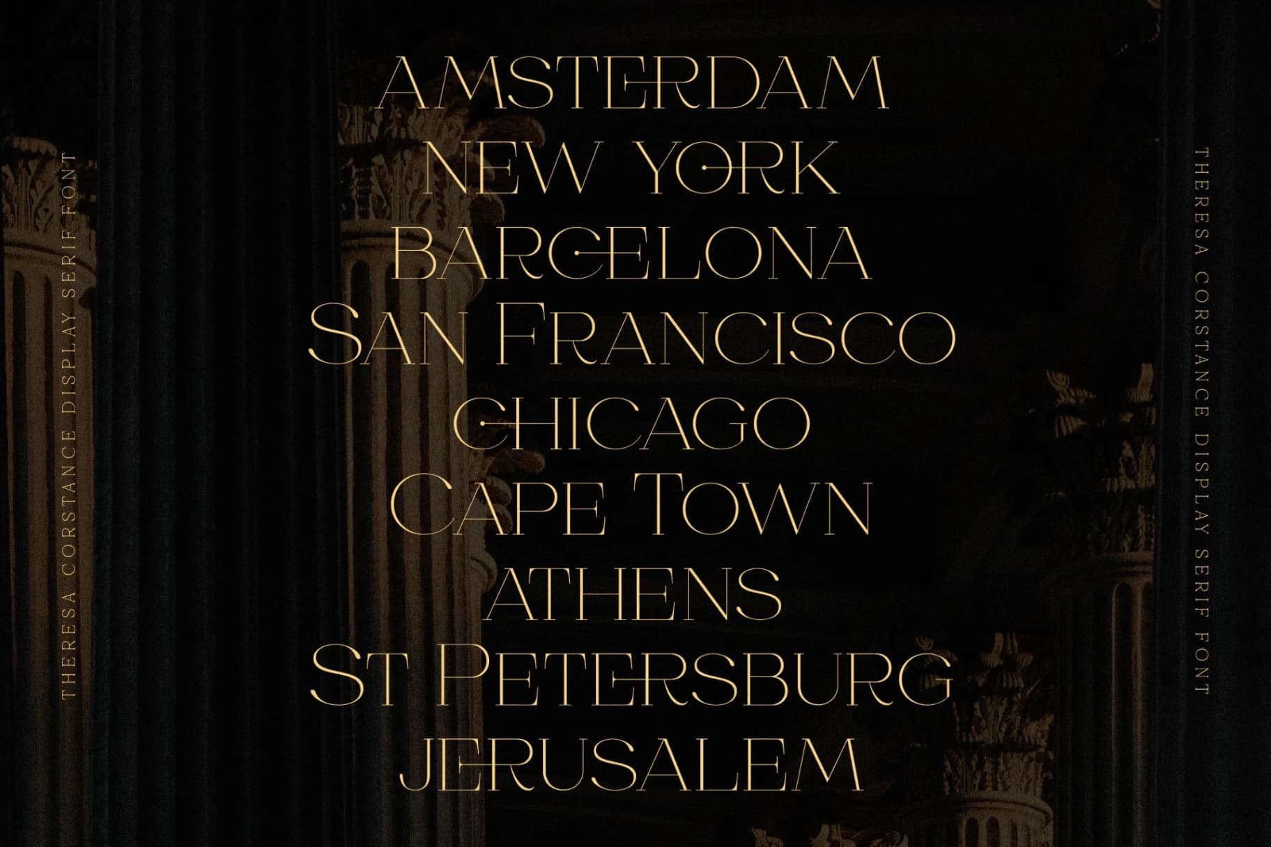 Preview 5 for Theresa Cornstance - Display Serif