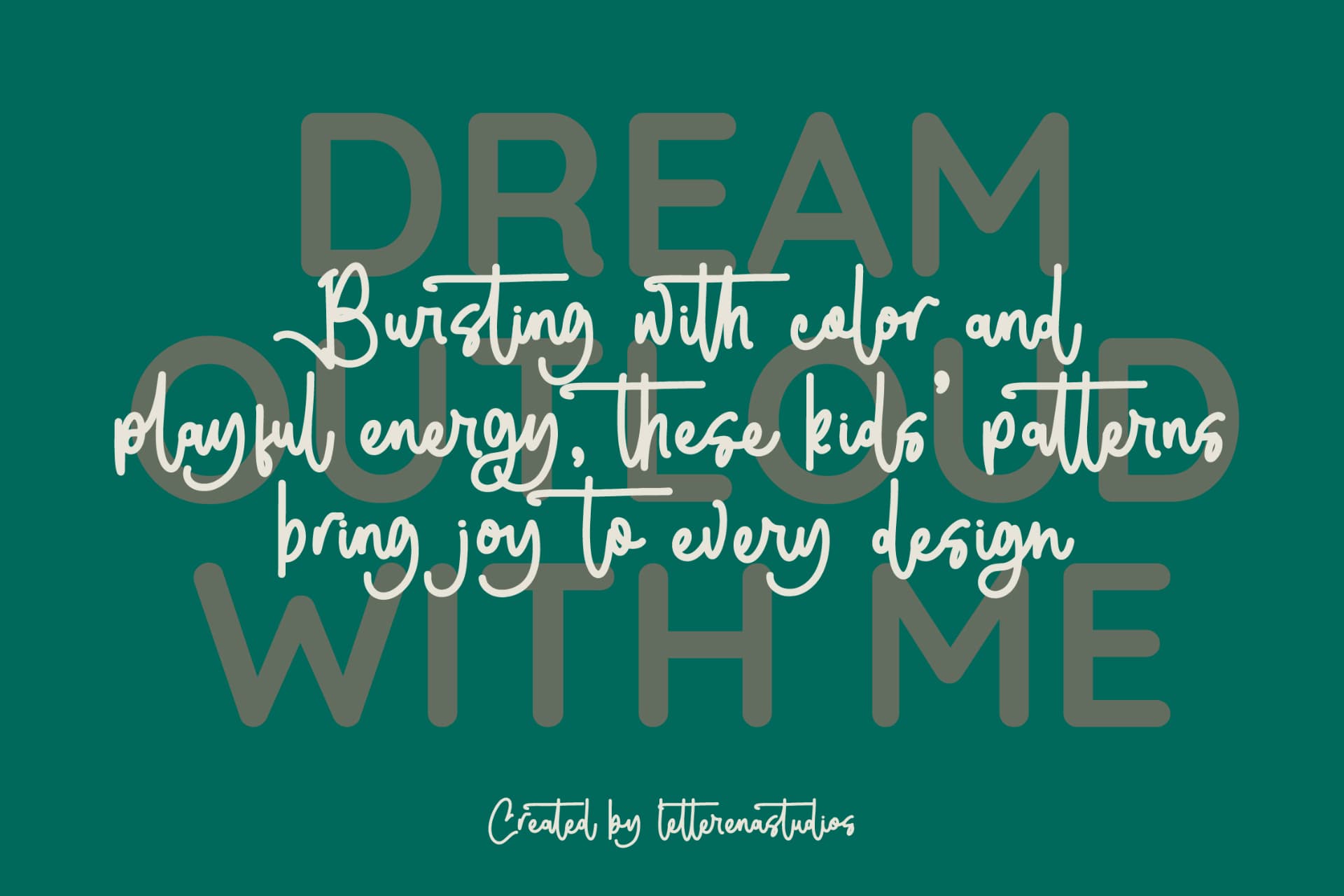 Preview 5 for Kids Journey - Bold Handwritten Font Type