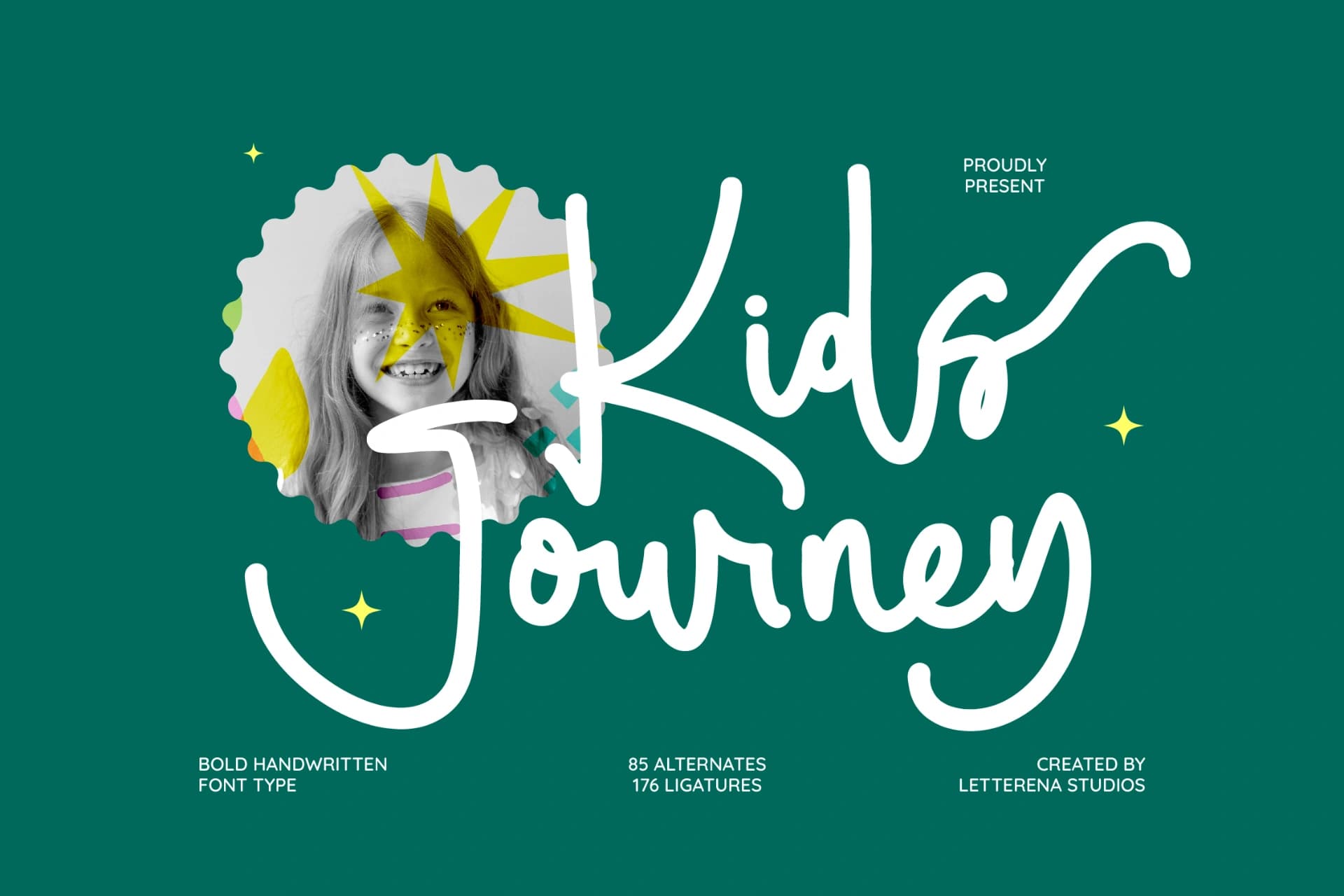 Preview 1 for Kids Journey - Bold Handwritten Font Type
