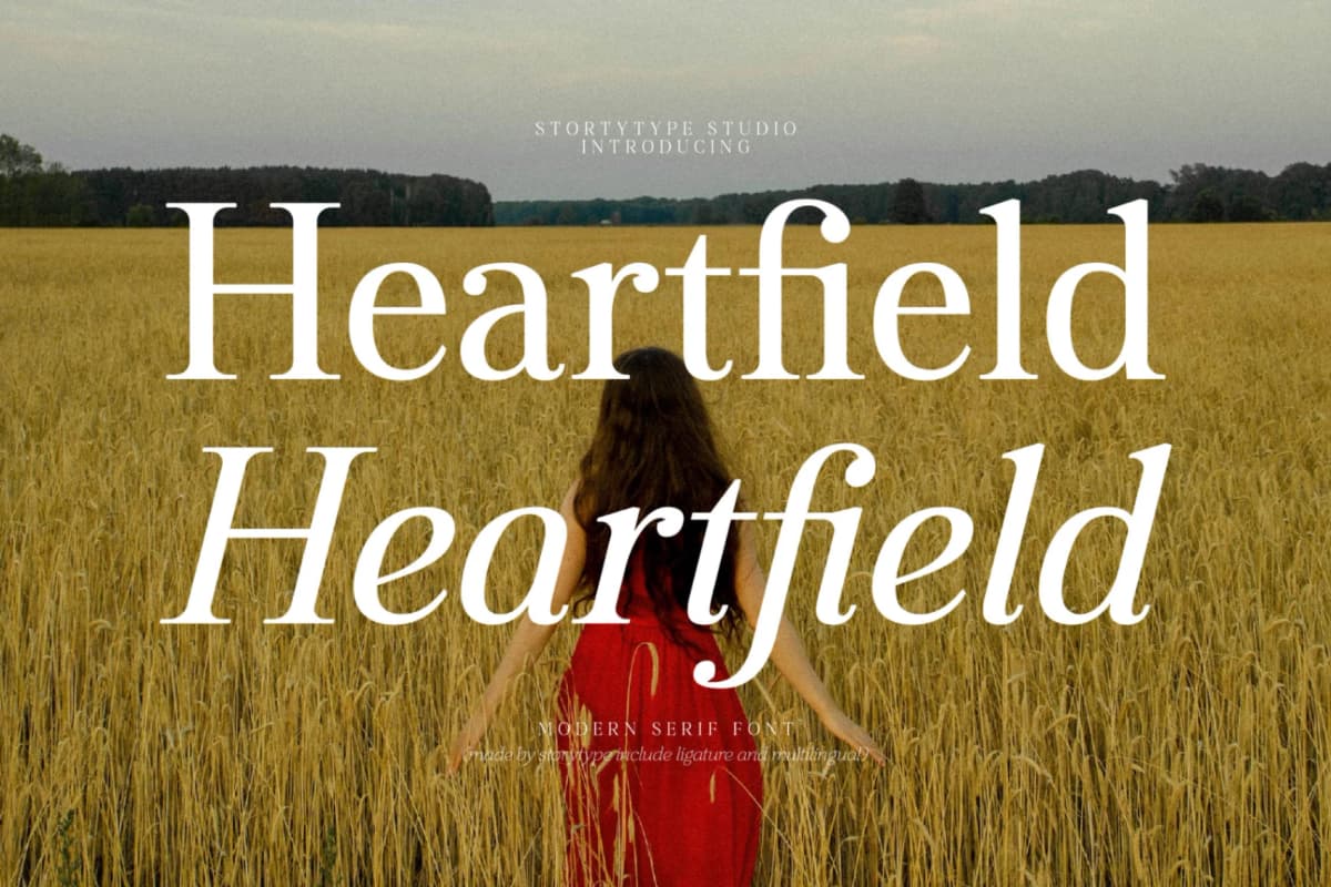 Preview 1 for Heartfield - Modern Serif Font