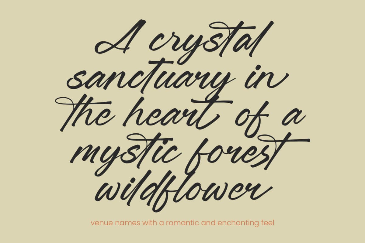 Jonthay Stattera - Modern Script Font Type font preview 8